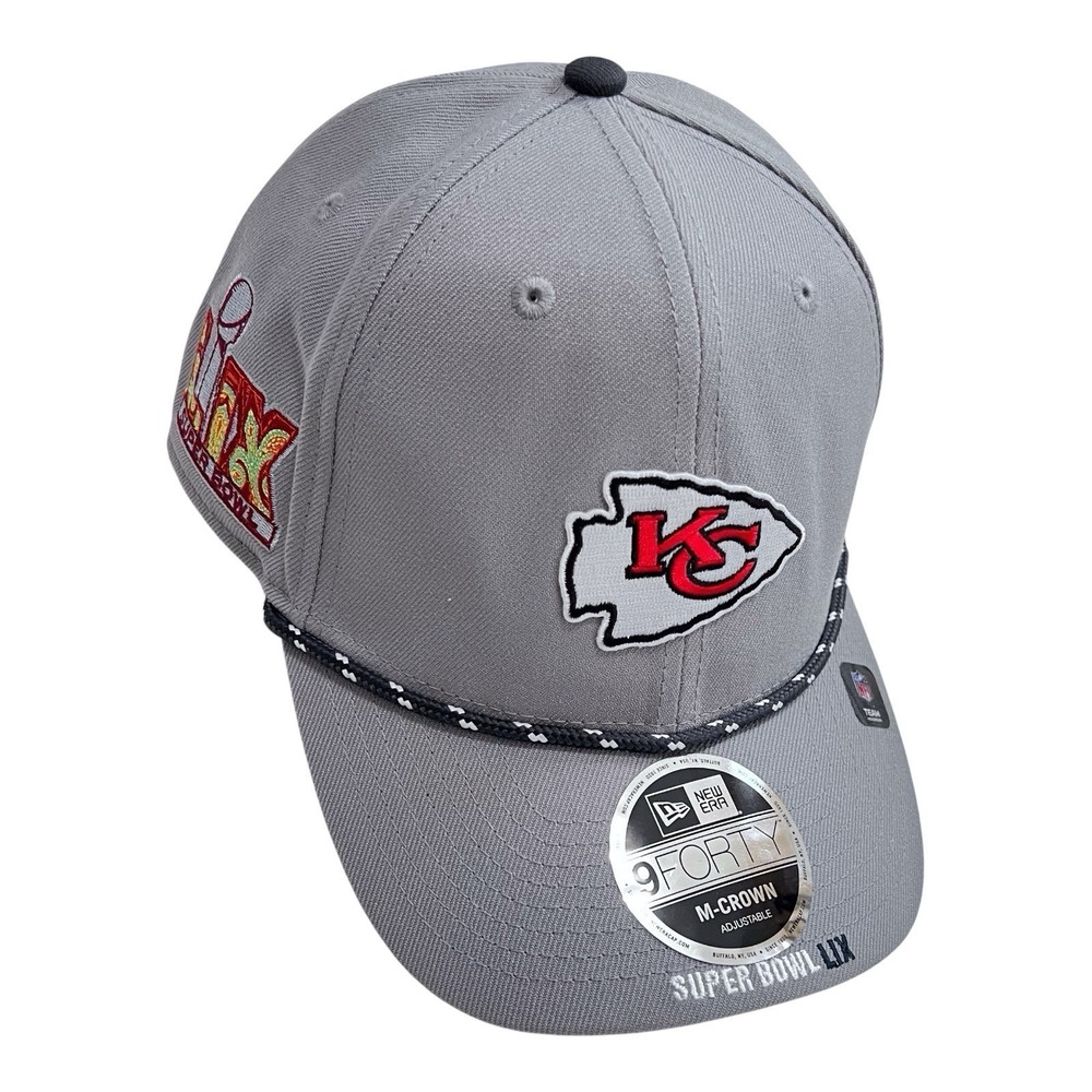 New Era NFL LIX KC CHIEFS Football Superbowl 2024 Cap Cool Era Opening Night